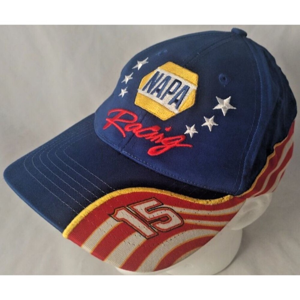 NAPA Racing #15 Michael Waltrip NASCAR Adjustable Strapback Hat/Cap-NEW!